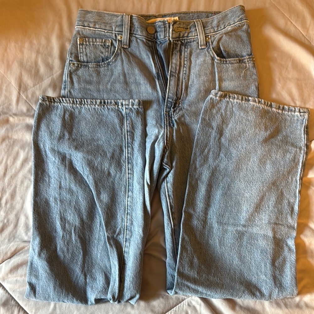 Levi's Blue Straight Leg Jeans Timeless Fit